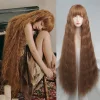 Extra long wig long curly hair female long hair lolita Lolita (48 inches)