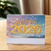(US Local)2026 Diamond Painting Monthly Calendar Kit Diamond Art Calendar for DIY Crafts Party