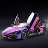 1:24 Simulated Sports Car Model Electroplated Alloy Model