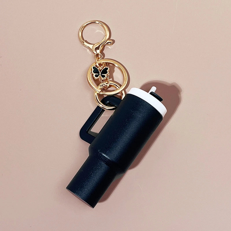 Minimalist Classic Style Cup Plastic Unisex Bag Pendant Keychain