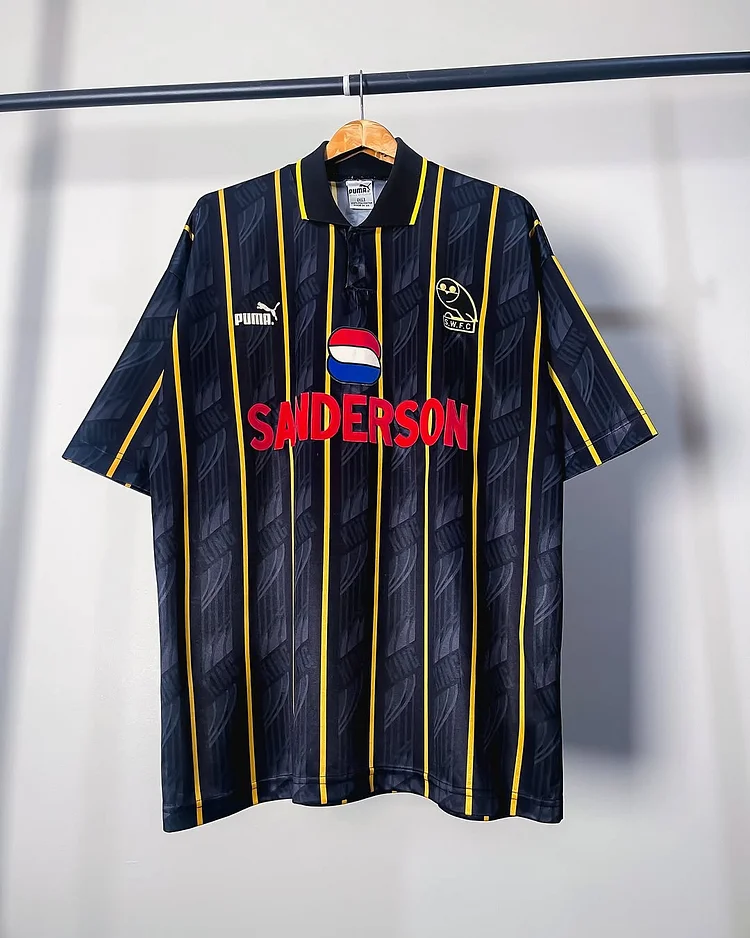 S~4XL 93-94 Retro Sheffield Wednesday Away Football Shirt