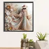 Elegante Dame - speziell geformte Diamond Painting - 30*30cm
