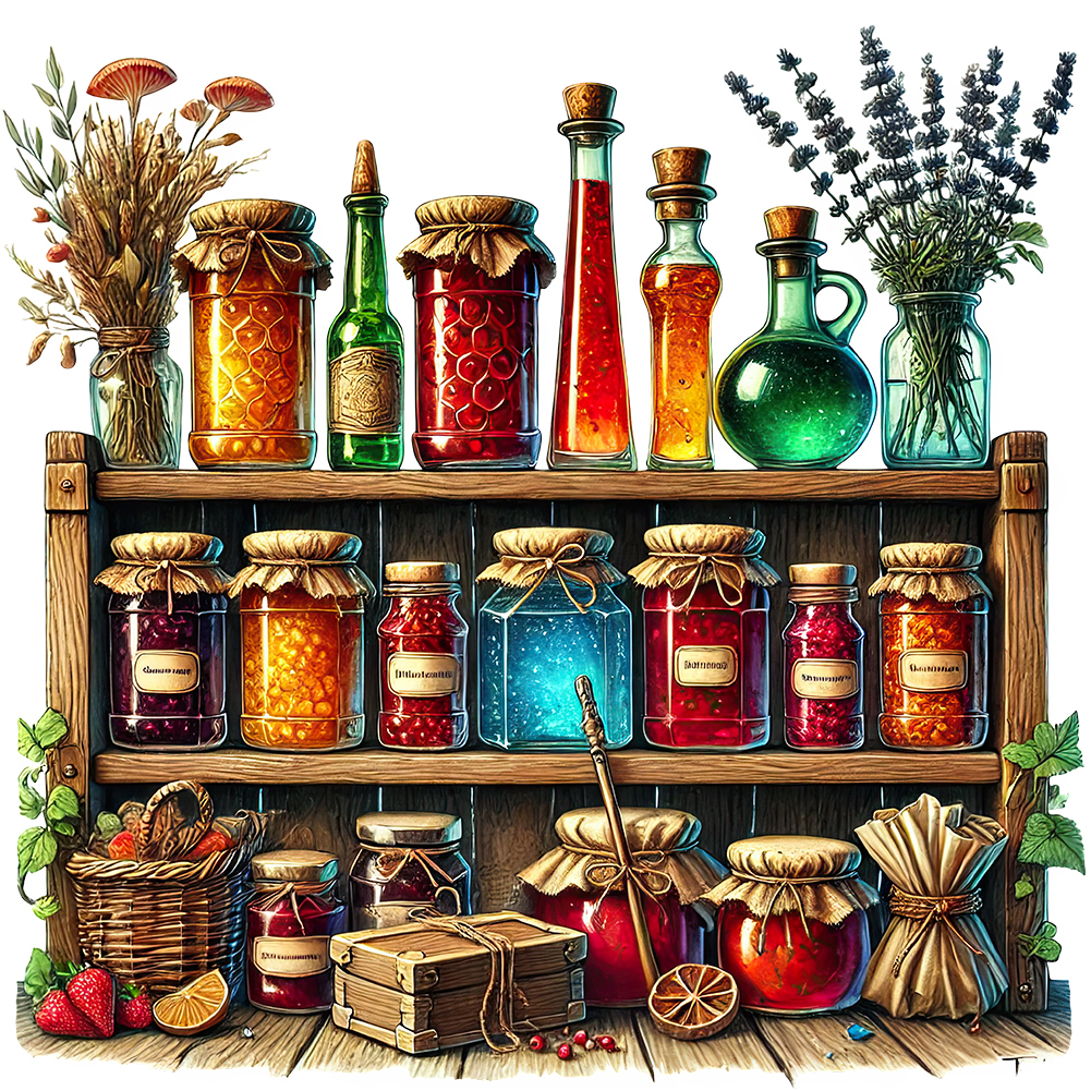 Magic Potion 40*40cm(canvas) full round drill diamond painting