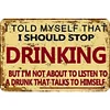 [US Local Warehouse]3PCS Beer Word - Vintage Metal Signs Set - 30*40cm