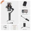hohem iSteady V3 Gimbal Stabilizer for iPhone, 3-Axis Phone Gimbal, Magnetic AI Tracker, Built-in Extendable Rod & Tripod, Detachable Remote Control, Stabilizer for Travel, Vlog, TikTok