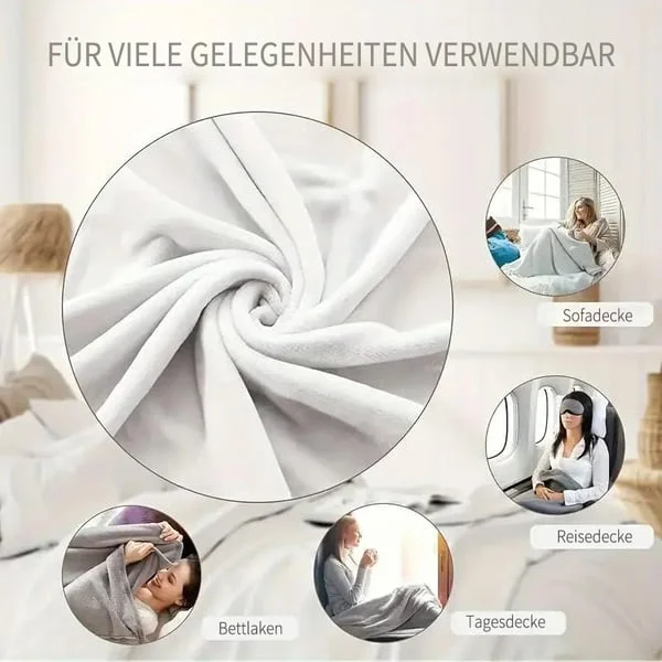 🎄Weihnachtsverkauf🎅Vintage Plaid-Decke mit Hahn-Motiv