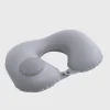 Cuscino portatile a forma di U con compressione per gonfiare