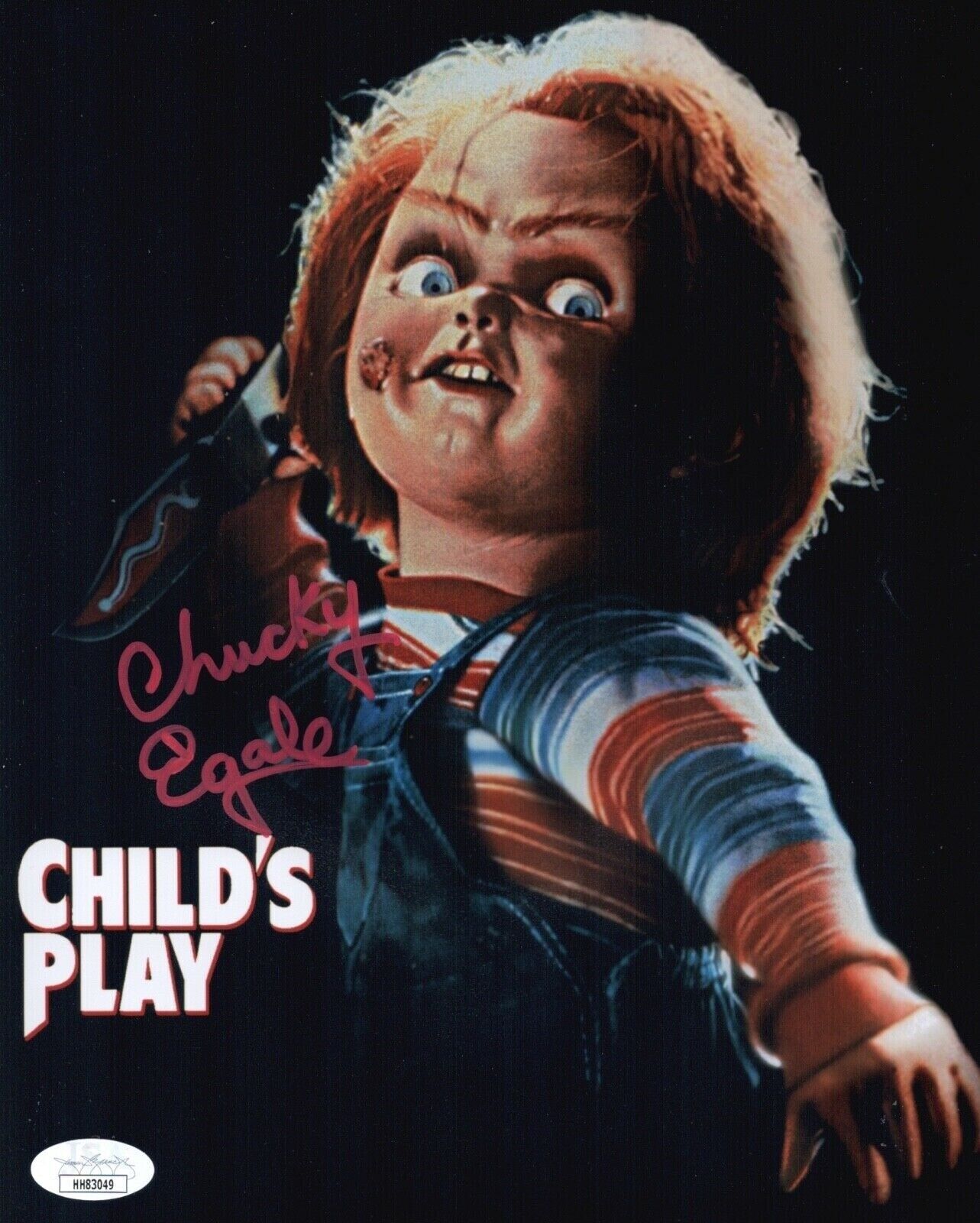 Ed Gale Signed Autographed 8x10 Photo Poster painting Chucky Child's Play Horror Movie REPRINT