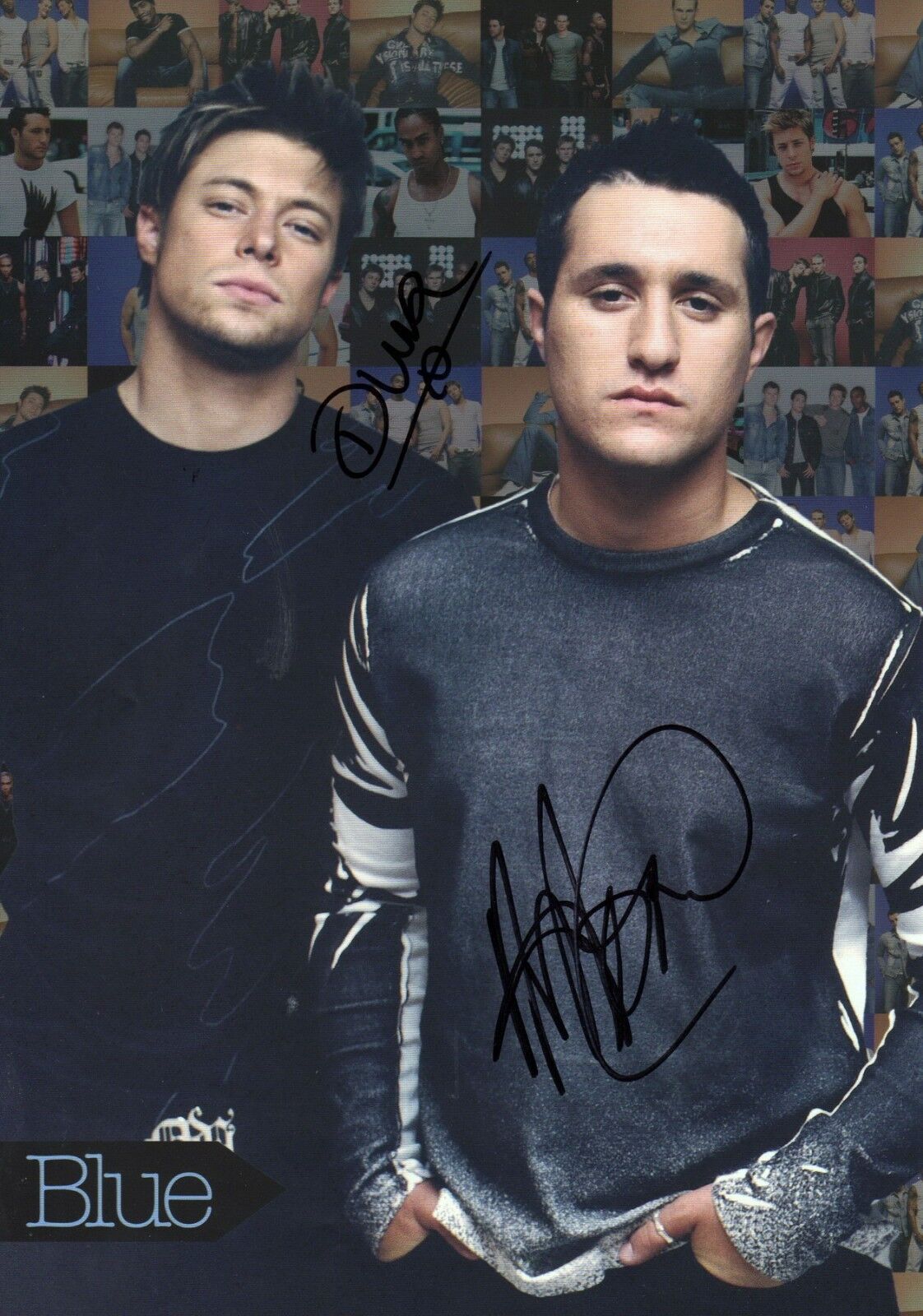 BLUE AUTOGRAPH, BOY BAND, LARGE CENTREFOLD