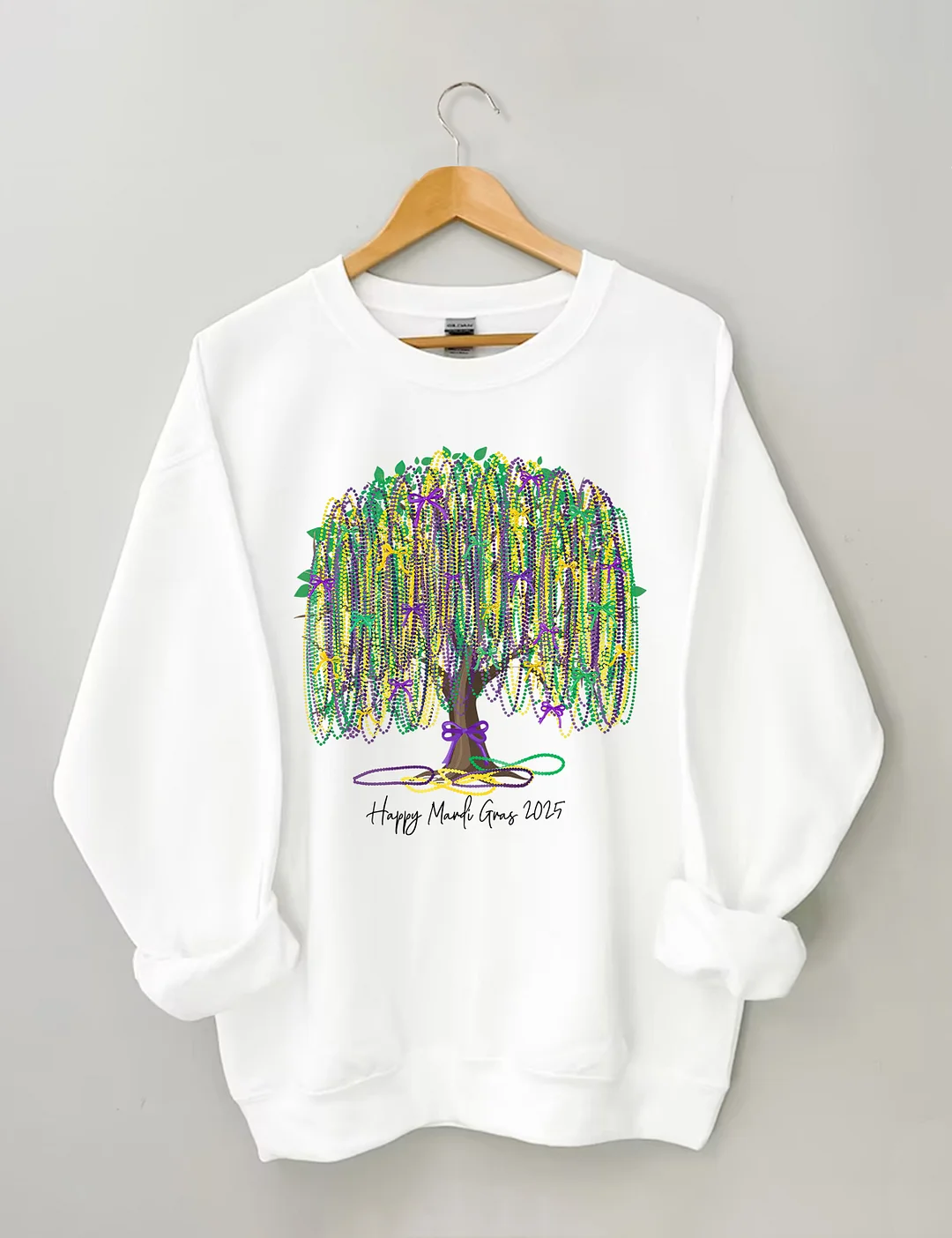 Mardi Gras Tree Sweatshirt