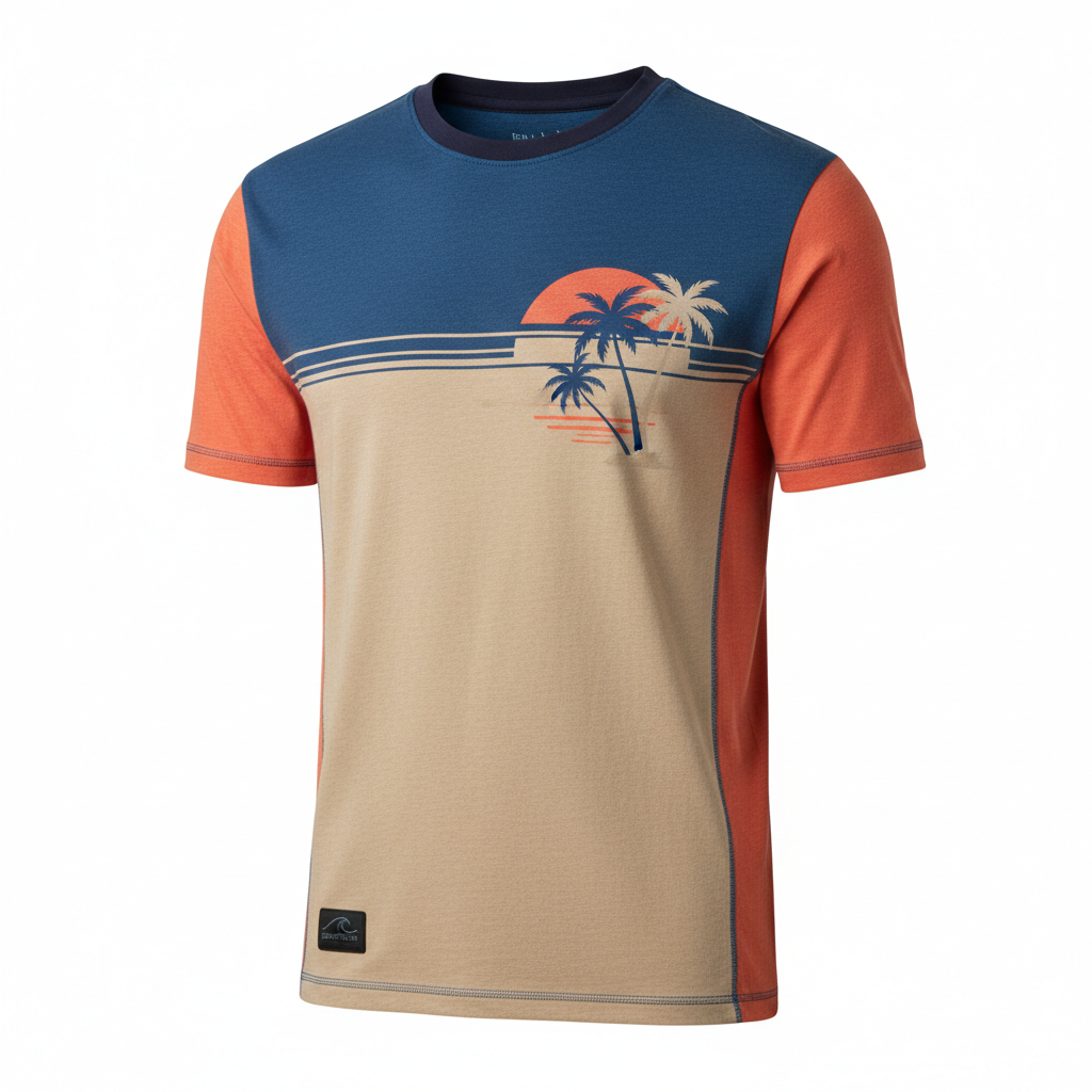 thesupersurf Casual Palm Tree Print T-Shirt 