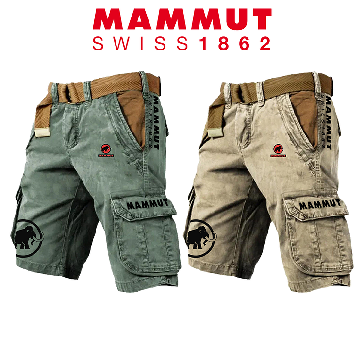 Pánské letní outdoorové prodyšné víceúčelové kraťasy MAMMUT® Nové (balení po 2 ks)
