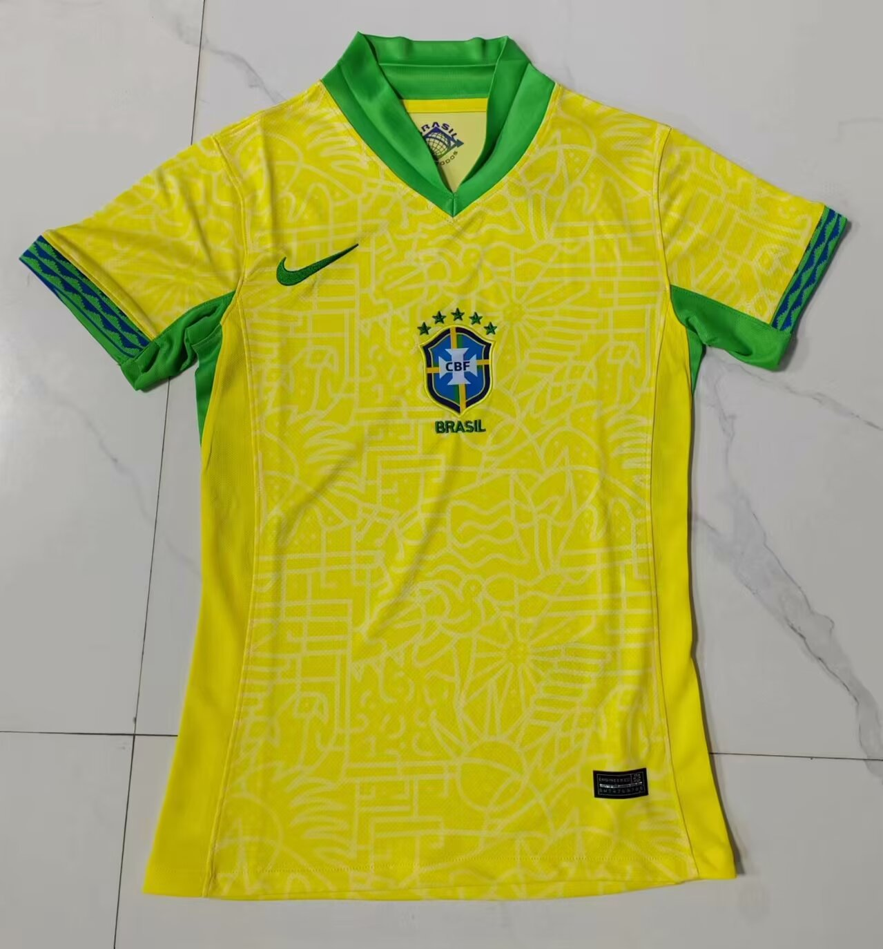 2024 Brazil Home Women Football Shirt Thai Quality