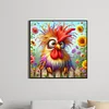 Peinture diamant coq-perce-rond coq-30*30cm