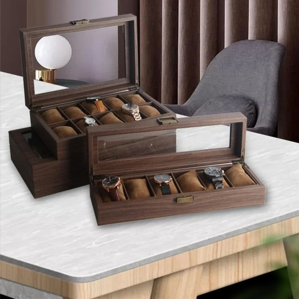 TimeSafe - Luxury Wooden Watch Storage Box