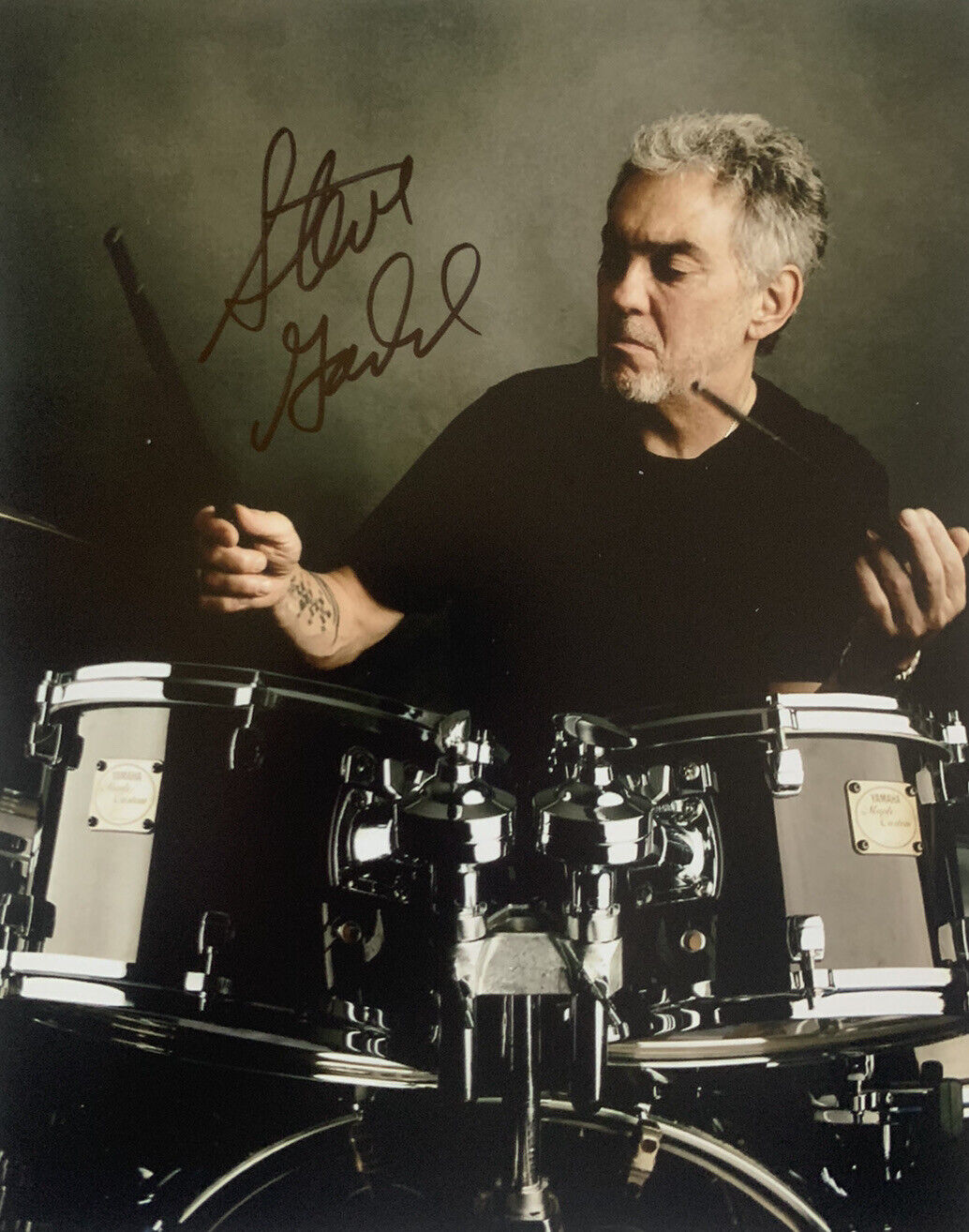 STEVE GADD HAND SIGNED 8x10 Photo Poster painting LEGEND DRUMMER AUTOGRAPH AUTHENTIC COA