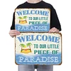 Warning Welcome Message - Vintage Metal Signs(12*16Inch)