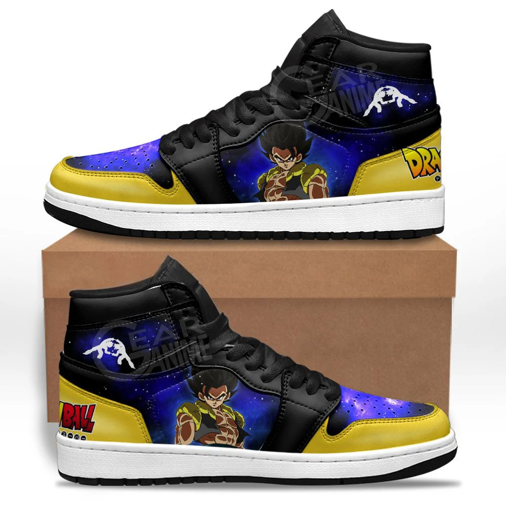 Gogeta Sneakers Custom Dragon Ball Anime Shoes Mix Galaxy