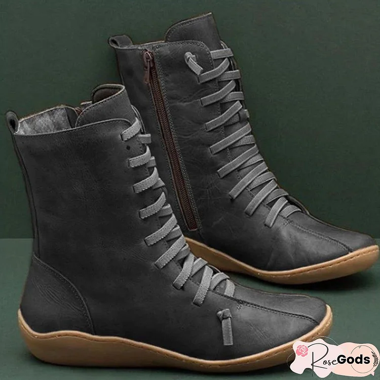 Women's Vintage Style Soft Sole Boots