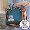5Pcs DIY Bear Double Sided Special Shaped Diamond Painting Keychains