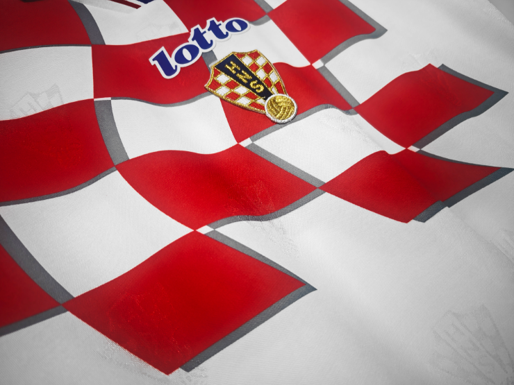 Retro 1998 Croatia Home Football T-Shirt Thai Quality