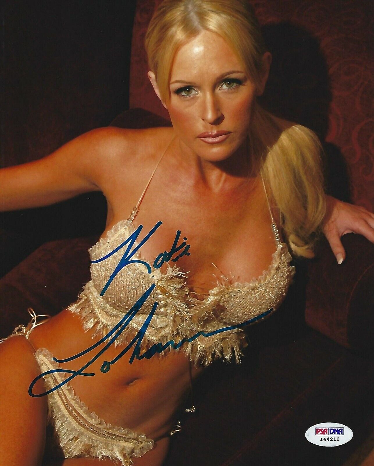 Katie Lohmann Signed 8x10 Photo Poster painting PSA/DNA COA Playboy Playmate Picture Autograph 1