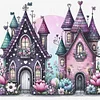 Halloween Hut-11CT Stamped Cross Stitch 40*40cm/15.75*15.75in