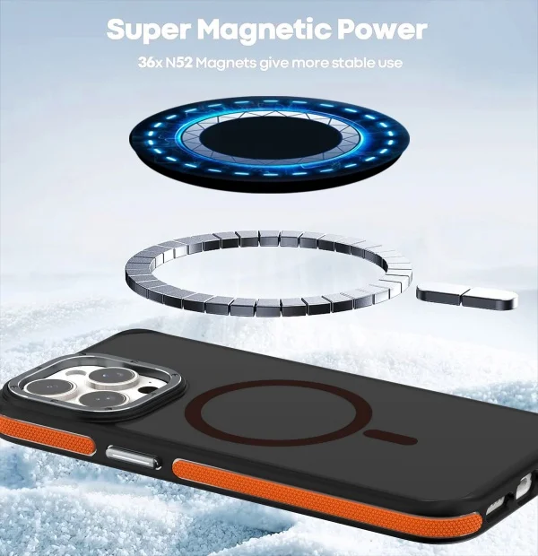 Apple Skin-feel Matte Magnetic Phone Case