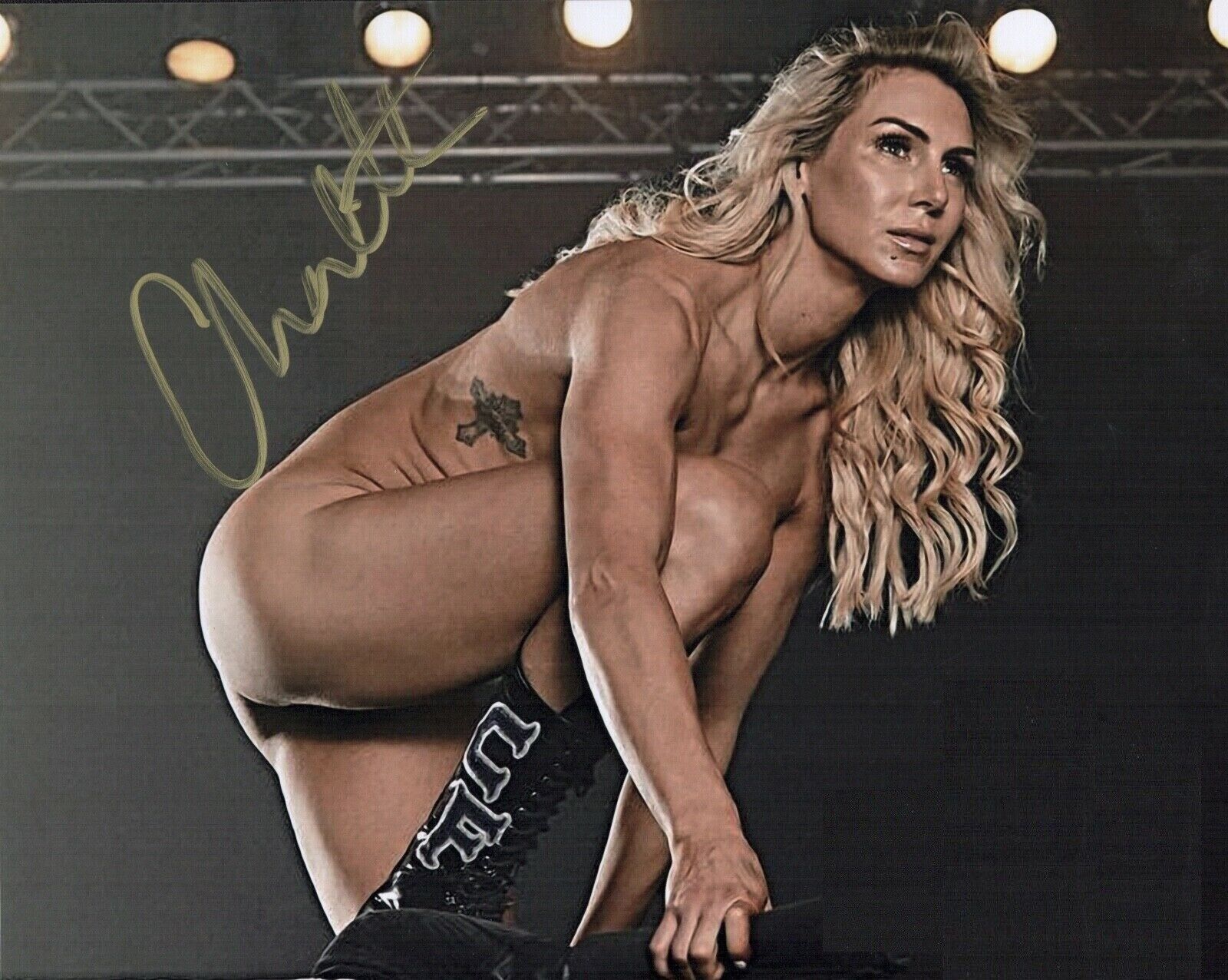 CHARLOTTE FLAIR WWE WWF Diva Autographed Signed 8x10 Photo Poster painting REPRINT ,