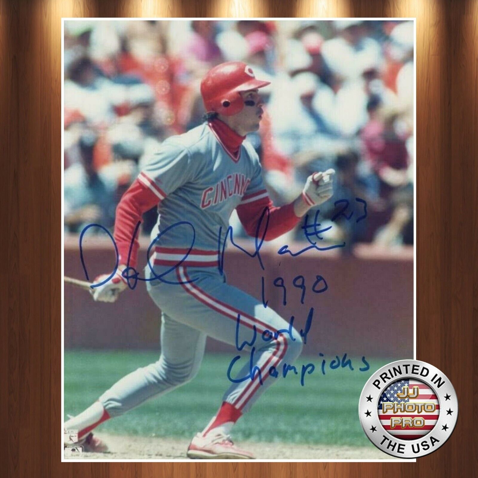 Hal Morris Autographed Signed 8x10 Photo Poster painting (Reds) REPRINT