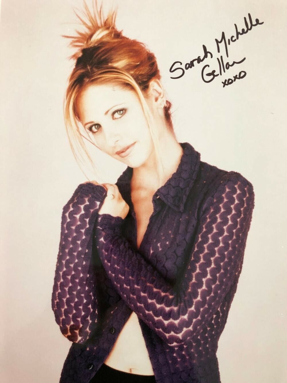 Sarah Michelle Gellar Buffy The Vampire Slayer 8 x 10 Autographed Photo Poster painting (RP)