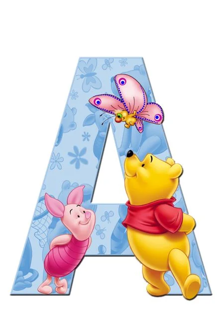 Diamondpaintinggifts Full Drill Diamond Painting - Alphabet Winnie The Pooh