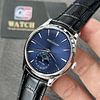 Jaeger-LeCoultre Master Ultra Thin Moon 1368480 Blue Dial on Black Leather Strap Super Clone