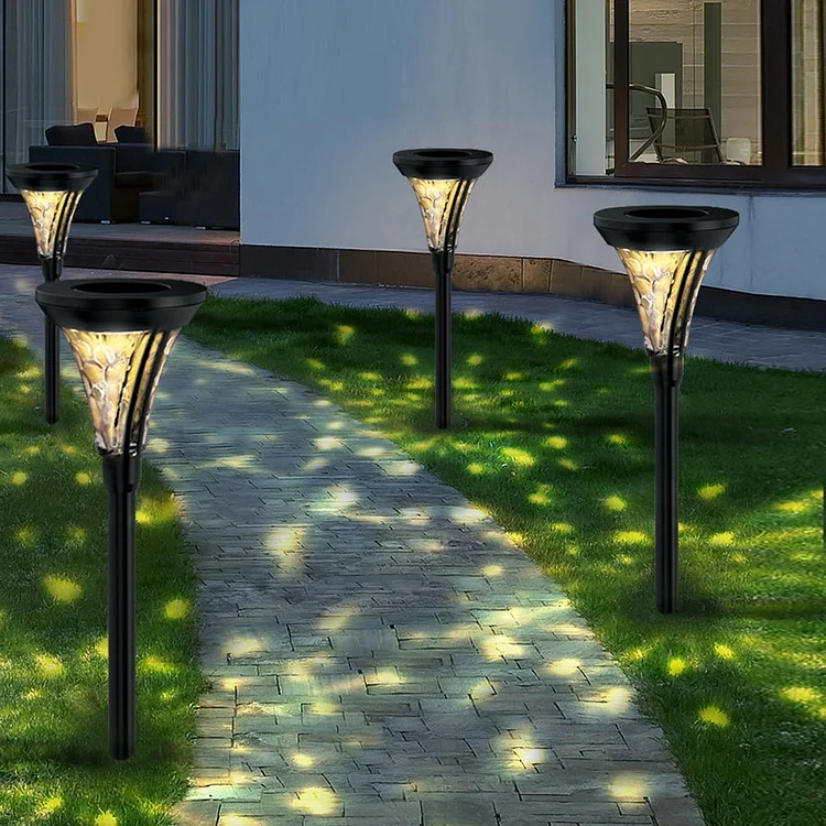 Outdoor Solar Post Lights LED Garden Lights Pathway Lights Landscape Lighting - Appledas