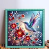 Hummingbird Flowers-11CT Stamped Cross Stitch 50*50cm/19.69*19.69in