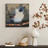 Framed Bird On The Branche-Paint by Numbers Acrylic Painting 20*20CM