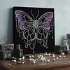DIY Pearl Painting Butterfly for Home Wall Decor with Frame(30*30cm)