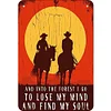 (Multi Style)Cowboy - Vintage Metal Signs - 20*30cm
