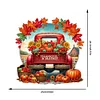 (US Local)Fall Truck DIY Diamond Art Pendant Diamond Painting Set for Wall Window
