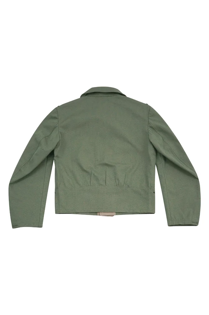   Polizei German M1944 EM Mottled Green Summer Tunic Feldbluse German-Uniform