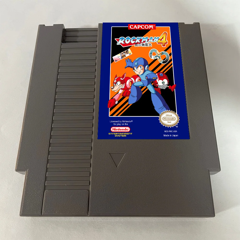 Rockman 4 Minus Infinity NES For Nintendo Entertainment System Console - 8 Bit Game Cartridge