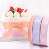 Classic Plaid Ribbon Roll for Gift Wrapping Craft Bowknot