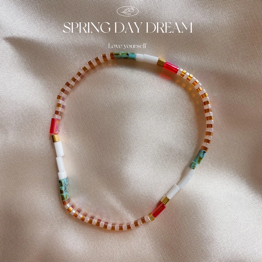 Kpop JLISA-JENNIE-ROSE Rainbow Beaded Bracelet for Women Trendy Jewelry  2022 Girlfriend Gift Women's Hand Bangle Free Shipping - AliExpress