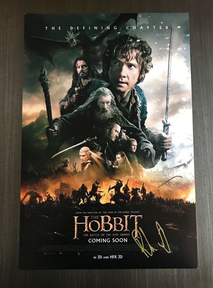 * RICHARD ARMITAGE * signed autographed 12x18 poster Photo Poster painting * THE HOBBIT * 1