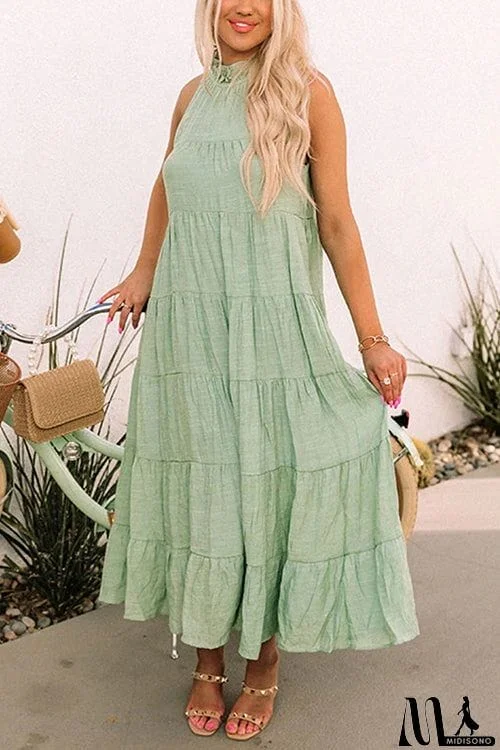 MidiSono - Come To Me Tiered Tank Midi Dress