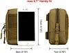 Kleine MOLLE Tasche Taktische Handytasche Wasserdicht Erste-Hilfe-Tasche Beutel G&uuml;rteltasche&nbsp;Notfalltasche Werkzeugtasche f&uuml;r G&uuml;rtel Weste&nbsp;Rucksack Outdoor Wandern Camping