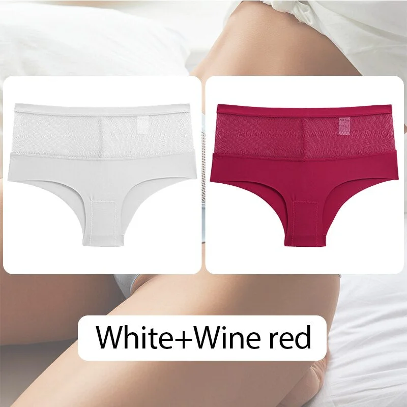 FINETOO Women Mid-Rise Panties Hollow Out Seamless Underwear Ladies Underpants Sexy Panty Comfortable Female Briefs Lingerie New