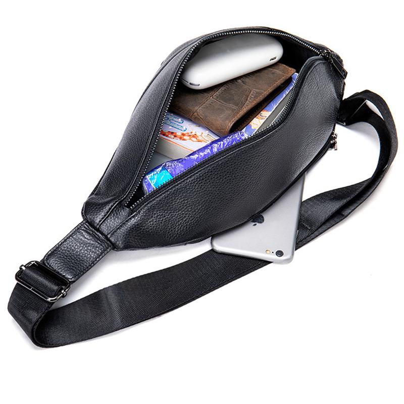 Main Pocket Interior Slip Pocket Adjustable Strap Soft Material Large Capacity Chest Bag