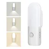 Rechargeable Motion Sensor Night Light Soft Glow Eye-Friendly Versatile Placement Minimalist Wood Battery Operated Shower Lamp for Wardrobe Hallway Closet Stairs