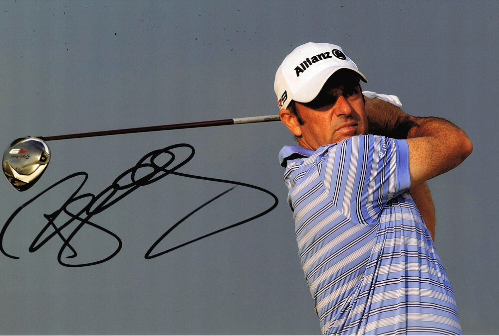 Paul McGinley SIGNED in Person Autograph 12x8 Photo Poster painting AFTAL COA Irish Golf Player